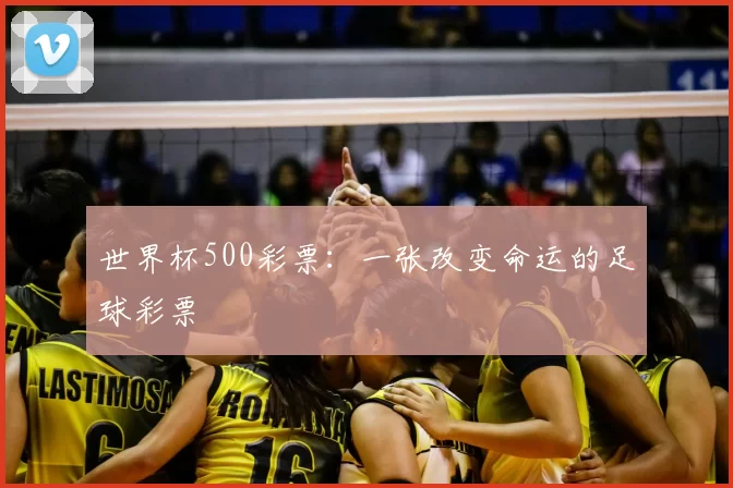 世界杯500彩票：一张改变命运的足球彩票