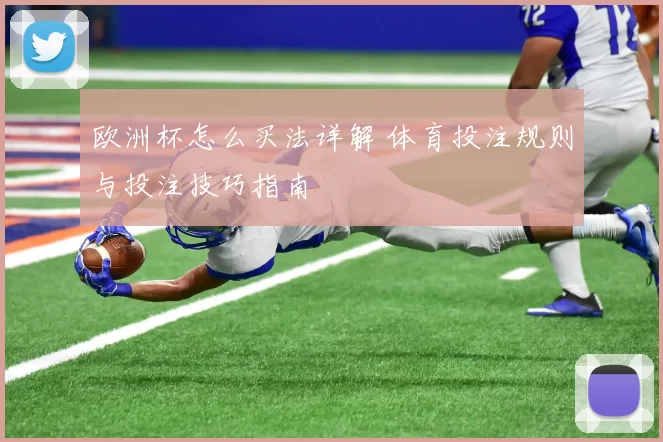欧洲杯怎么买法详解 体育投注规则与投注技巧指南